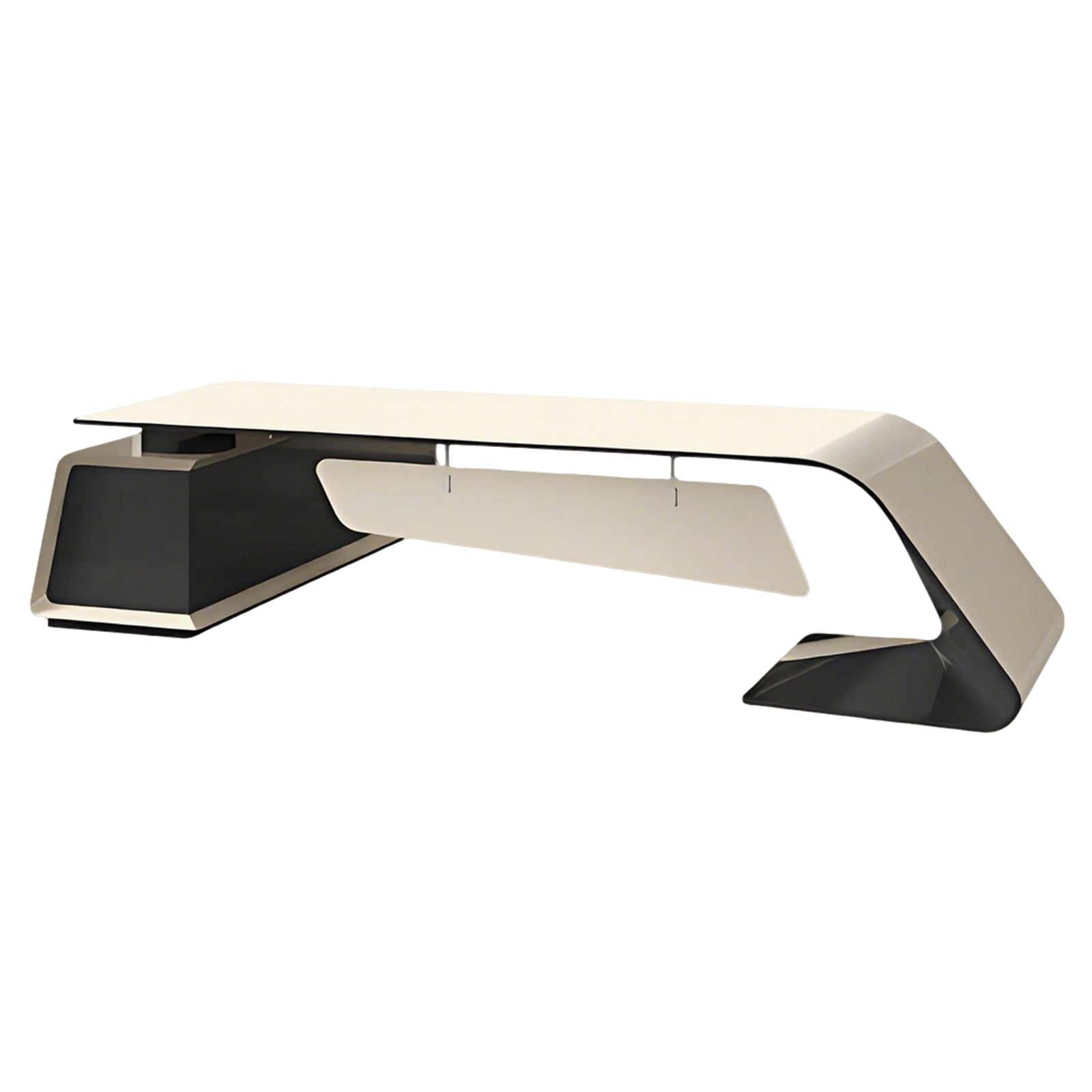 Executive Desk Featuring a Unique Designer Shape