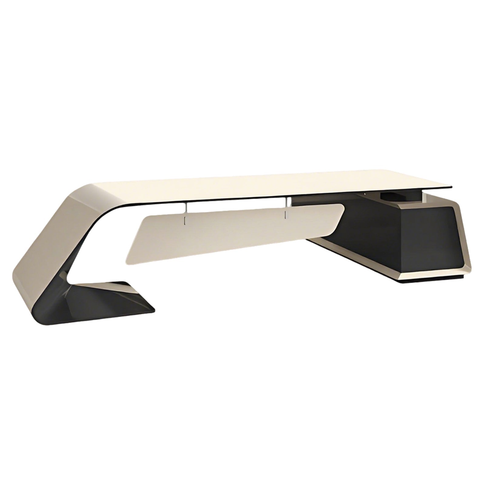 Executive Desk Featuring a Unique Designer Shape