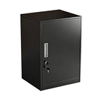 Slim Under Desk Lockable Office Storage Cabinet with Drawer