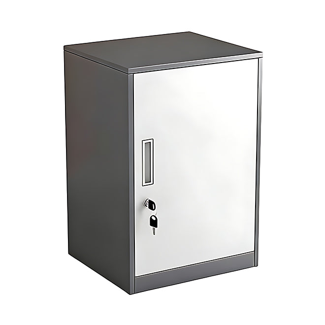 Slim Under Desk Lockable Office Storage Cabinet with Drawer