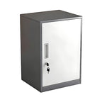 Slim Under Desk Lockable Office Storage Cabinet with Drawer