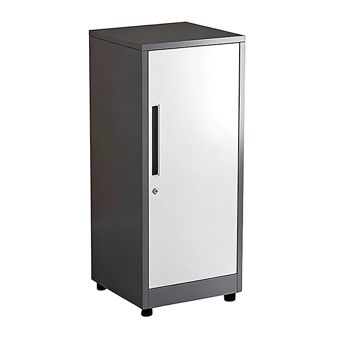 Slim Under Desk Lockable Office Storage Cabinet with Drawer