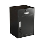 Slim Under Desk Lockable Office Storage Cabinet with Drawer