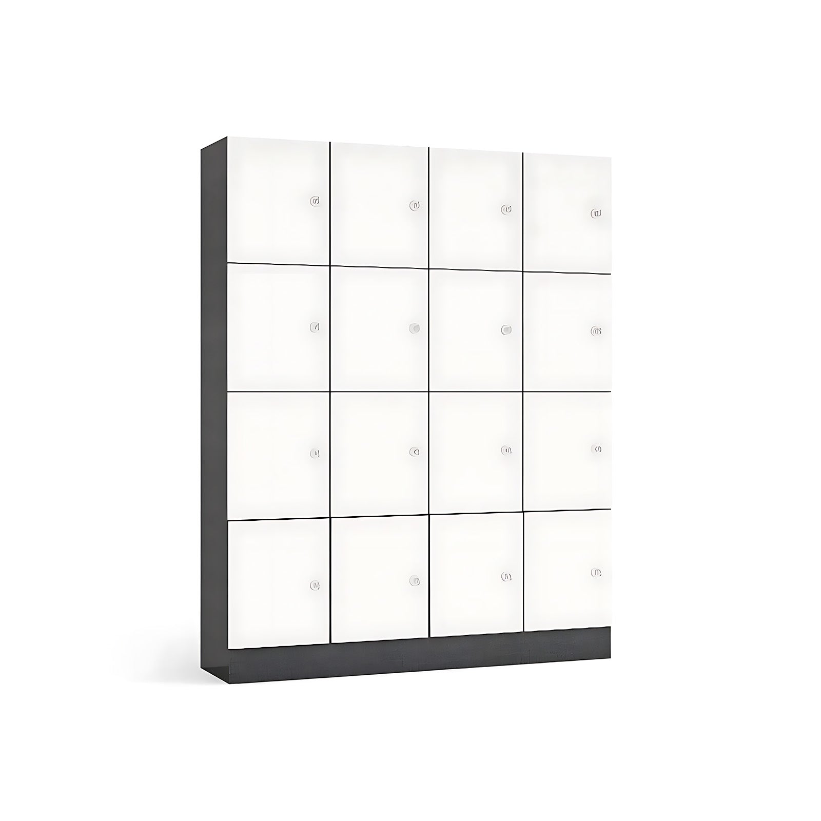 Lockable Wooden Storage Locker — Multi-compartment Storage Cabinet for Gyms, Spas and Staff Facilities