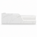 Contemporary Right-Angle Reception Desk for Professional Spaces