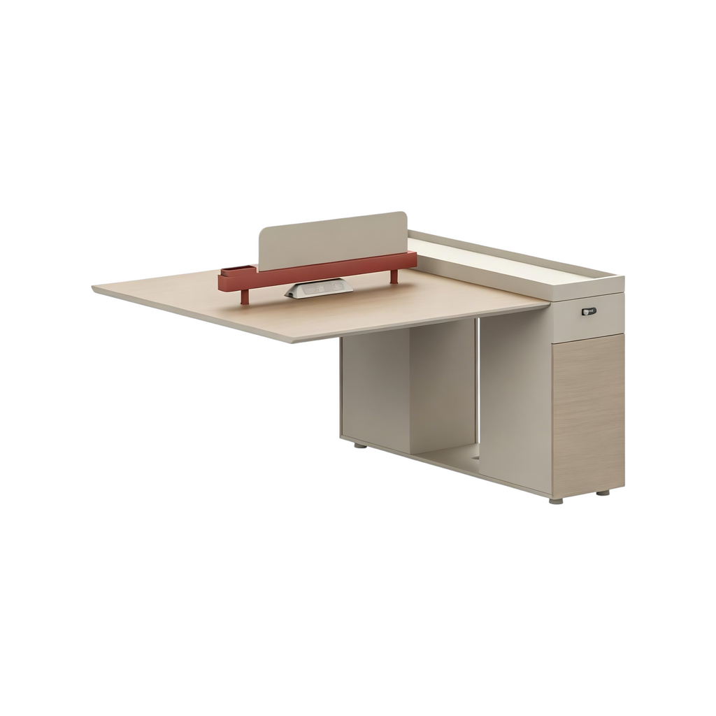 Compact Sturdy Office Desk Set for Small Workspaces