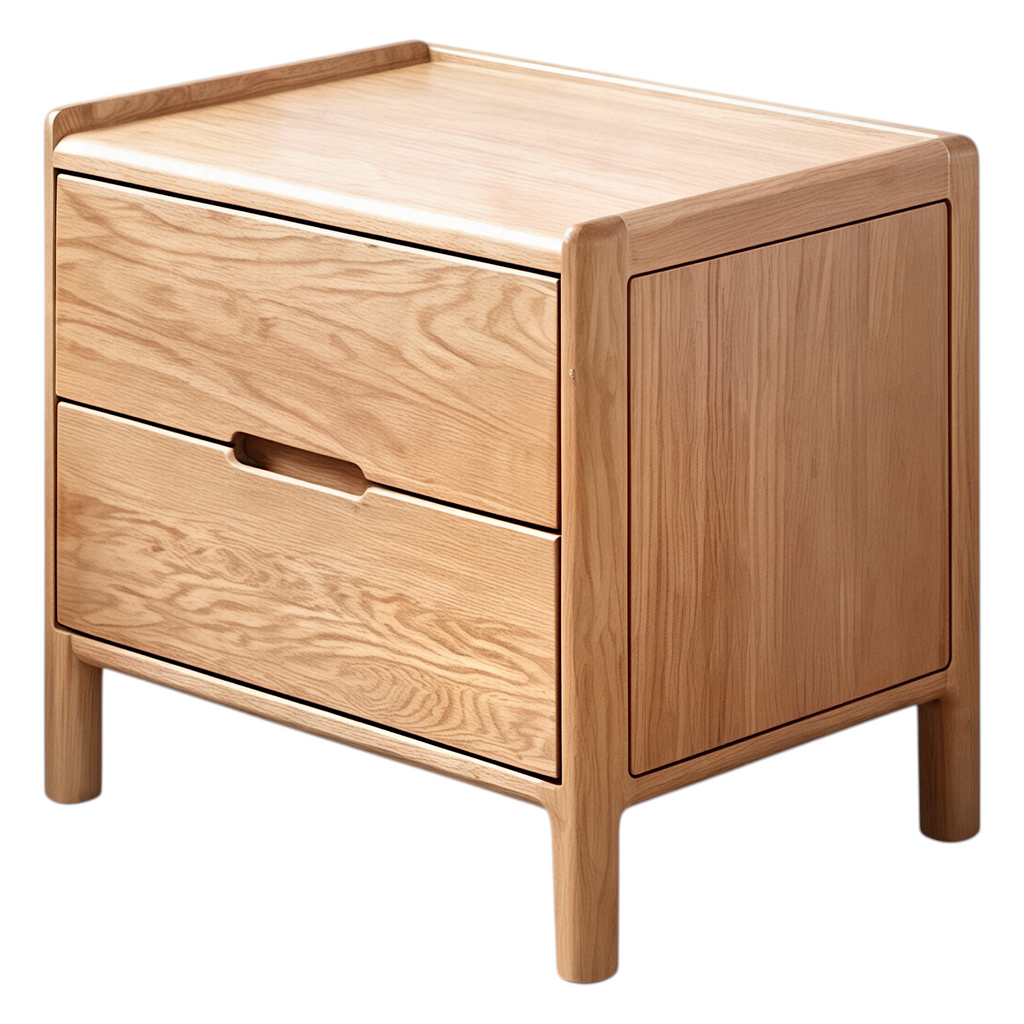 Minimalist Timber Bedside Table Series with Drawers for Everyday Bedroom Storage