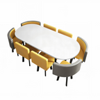 Premium Conference Table with Curved Ends