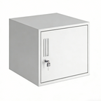 Slim Under Desk Lockable Office Storage Cabinet with Drawer