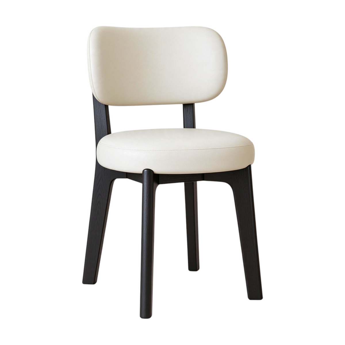 Modern Timber Dining Chair with Custom Upholstery Options