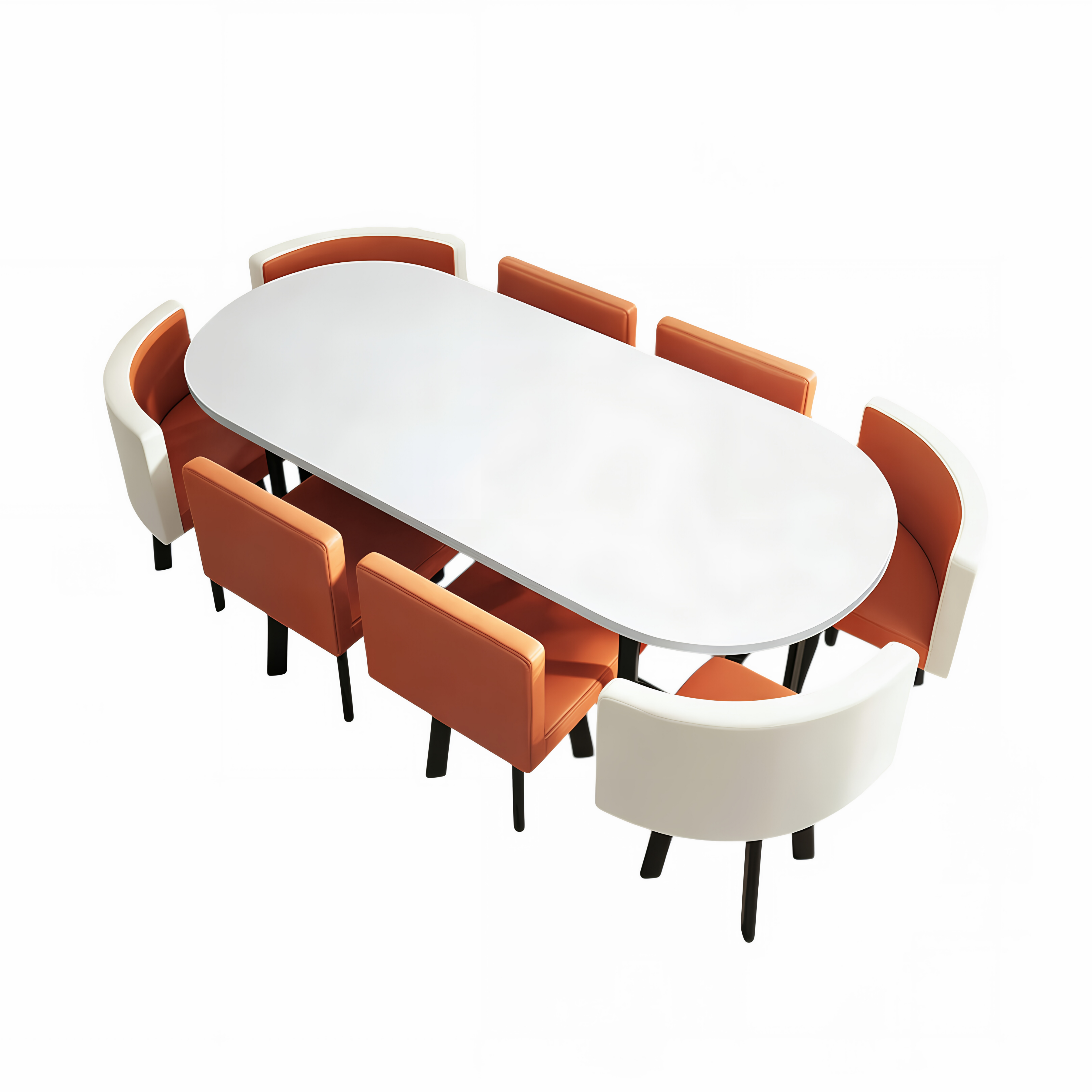 Premium Conference Table with Curved Ends