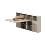 Compact Sturdy Office Desk Set for Small Workspaces