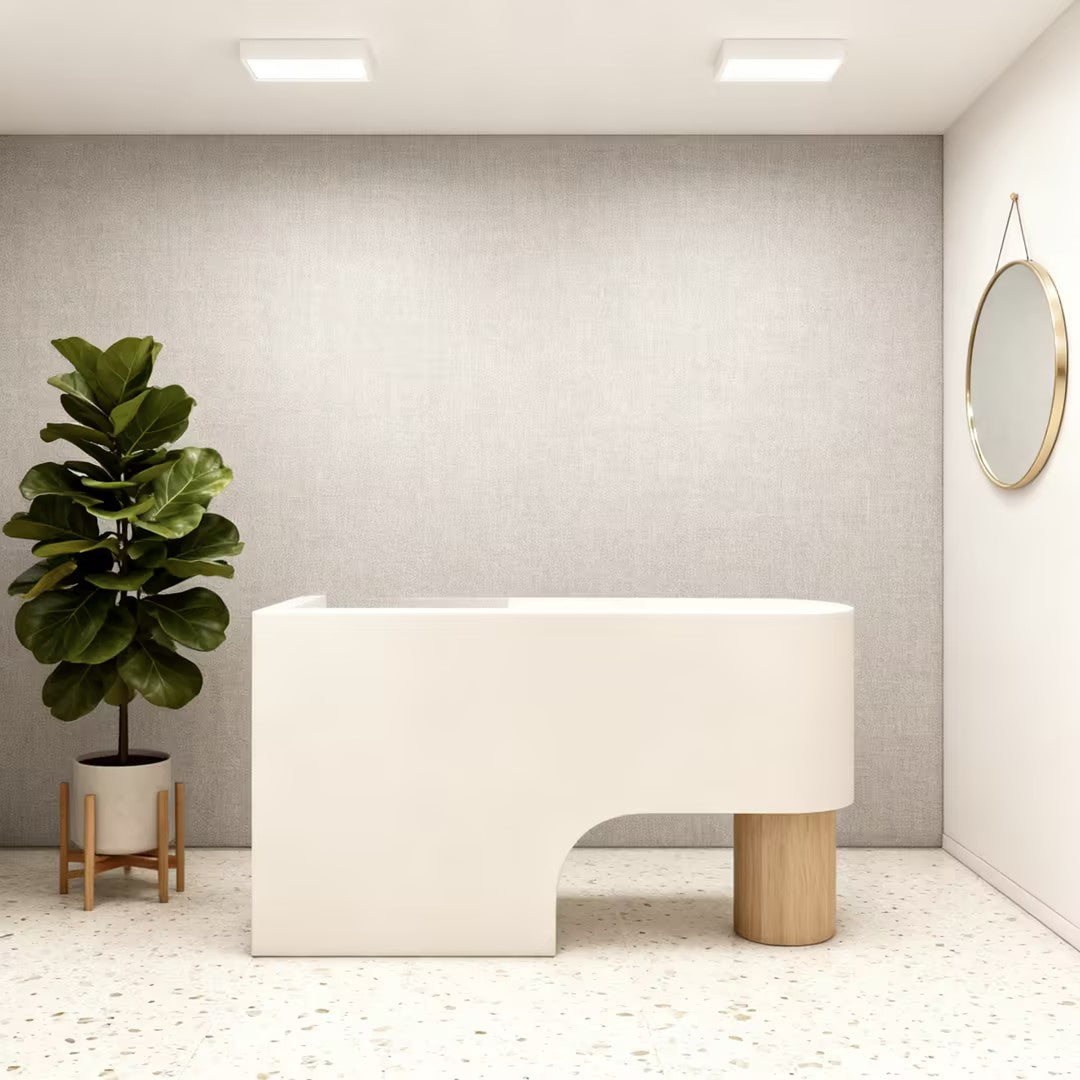 Cantilever Reception Desk in Modern Style