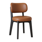Modern Timber Dining Chair with Custom Upholstery Options