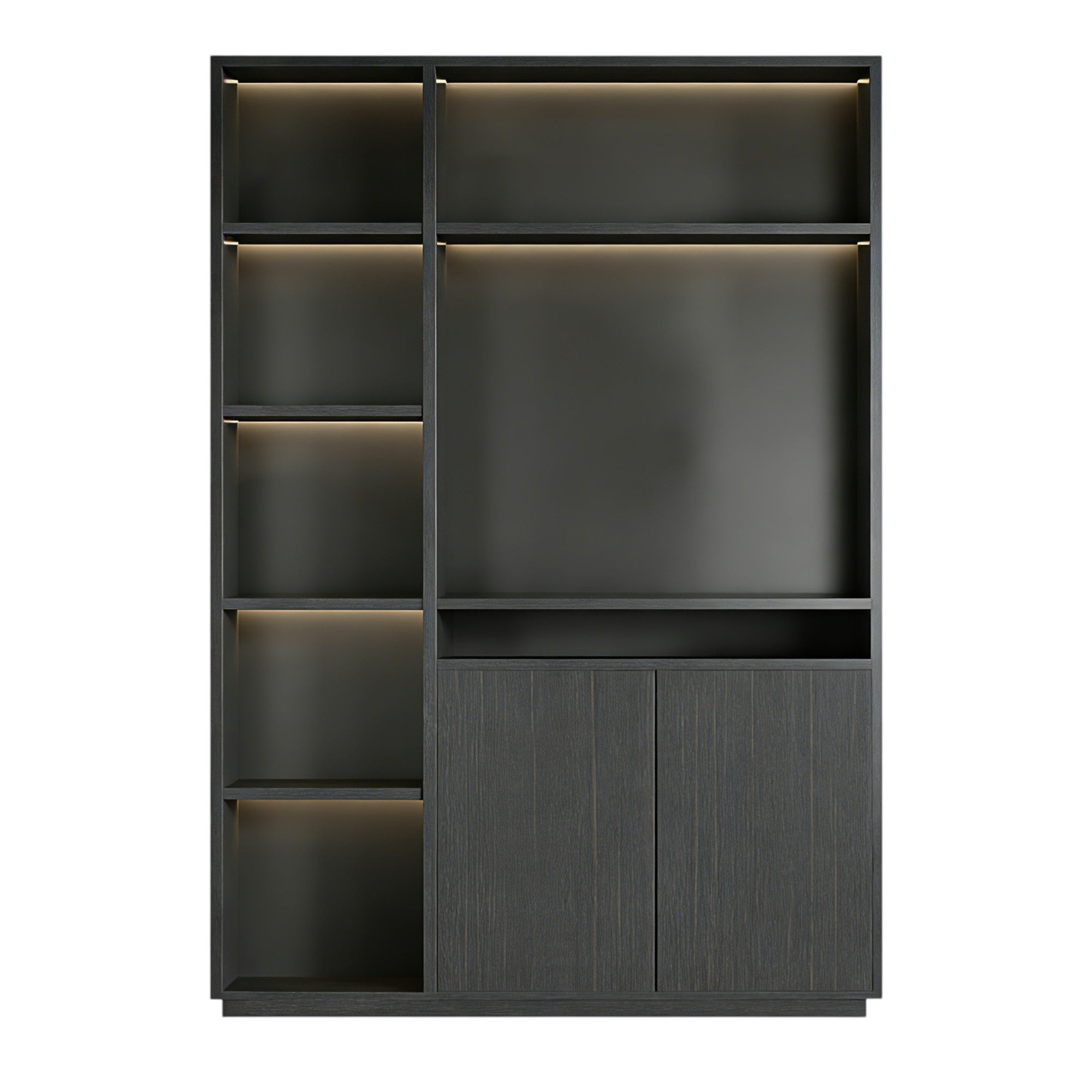 Executive Office Display and Storage Wall Unit