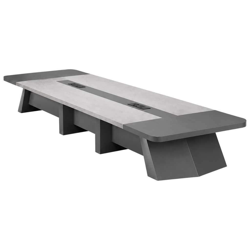 Executive Conference Table with Architectural Design