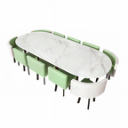 Premium Conference Table with Curved Ends