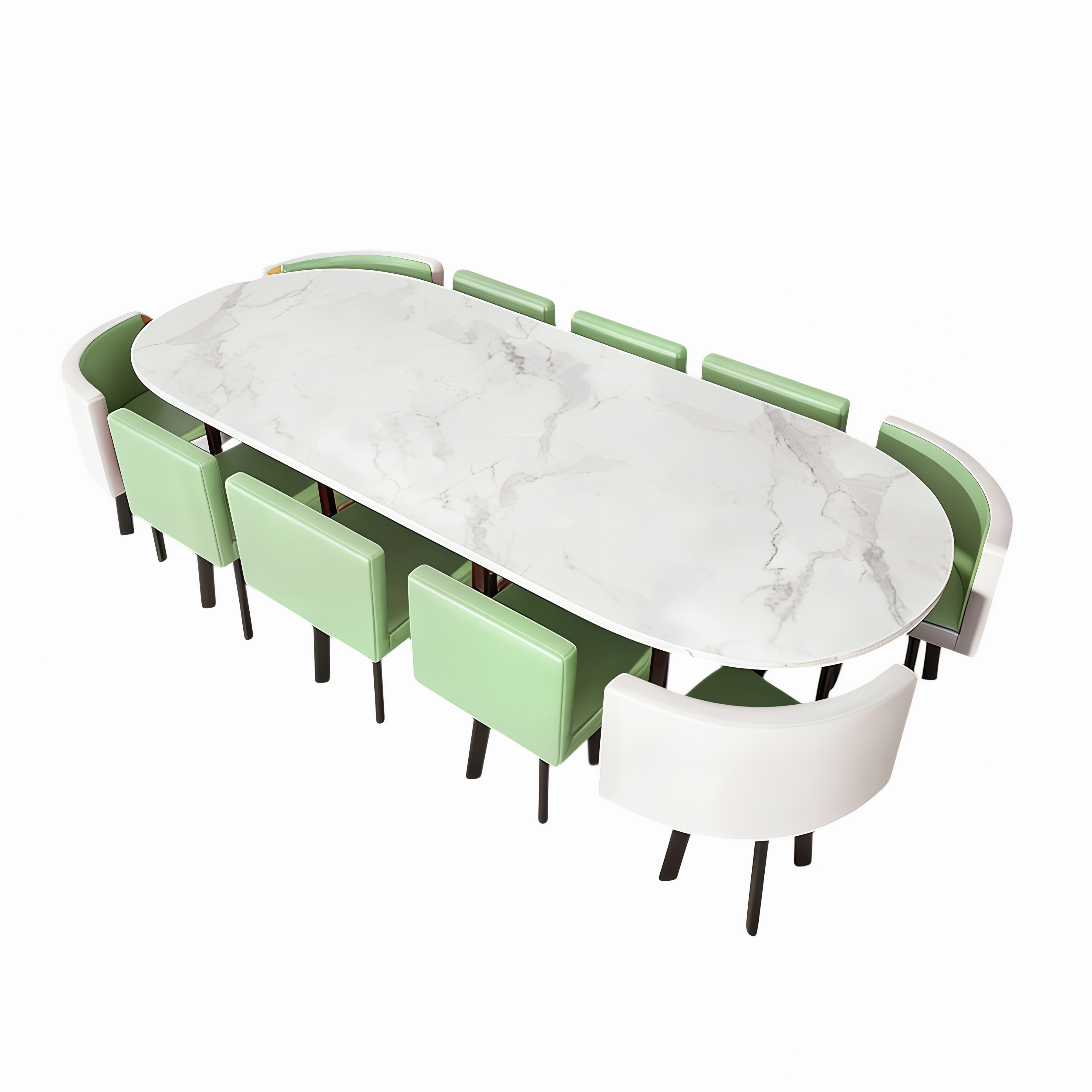 Premium Conference Table with Curved Ends