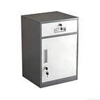 Slim Under Desk Lockable Office Storage Cabinet with Drawer