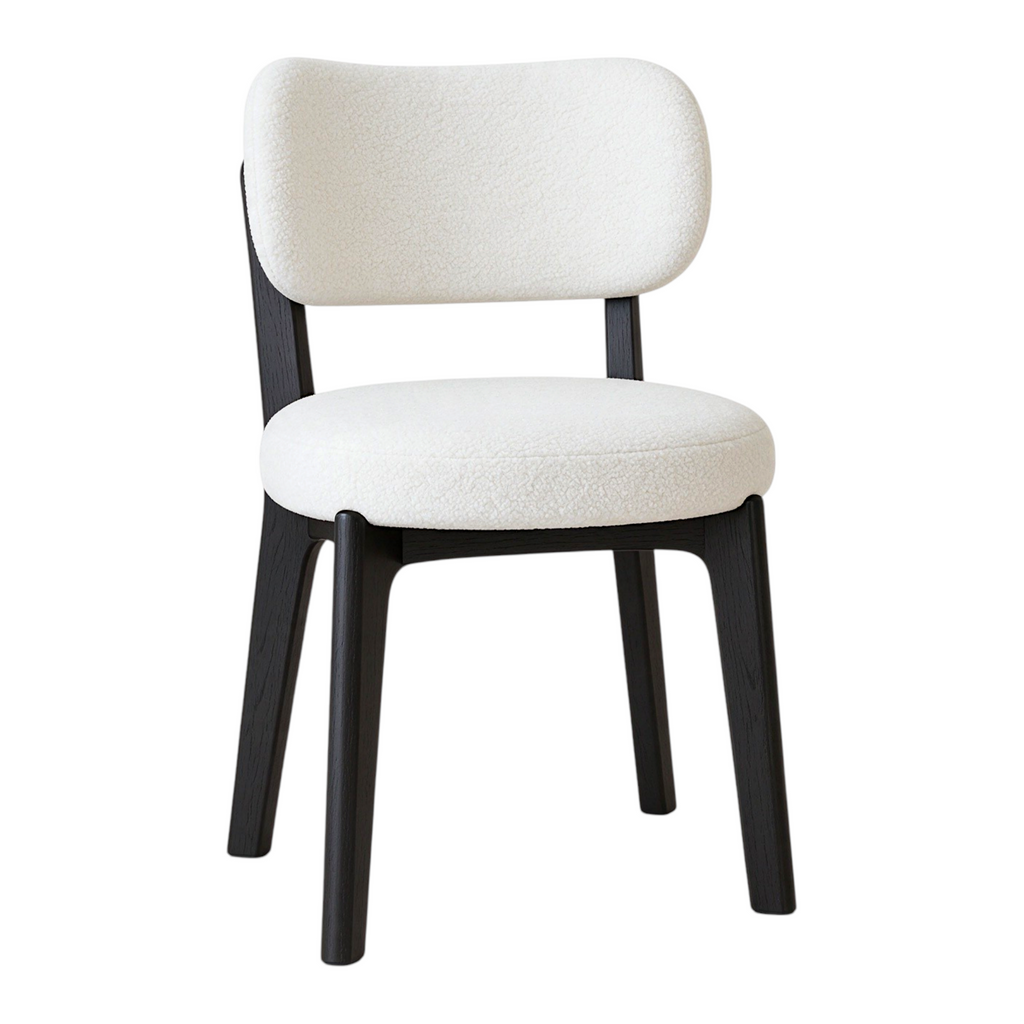 Modern Timber Dining Chair with Custom Upholstery Options