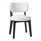 Modern Timber Dining Chair with Custom Upholstery Options