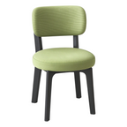 Modern Timber Dining Chair with Custom Upholstery Options