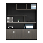 Modern Office Filing Cabinet Executive Large Storage Cupboard Bookcase with Shelves and Drawers