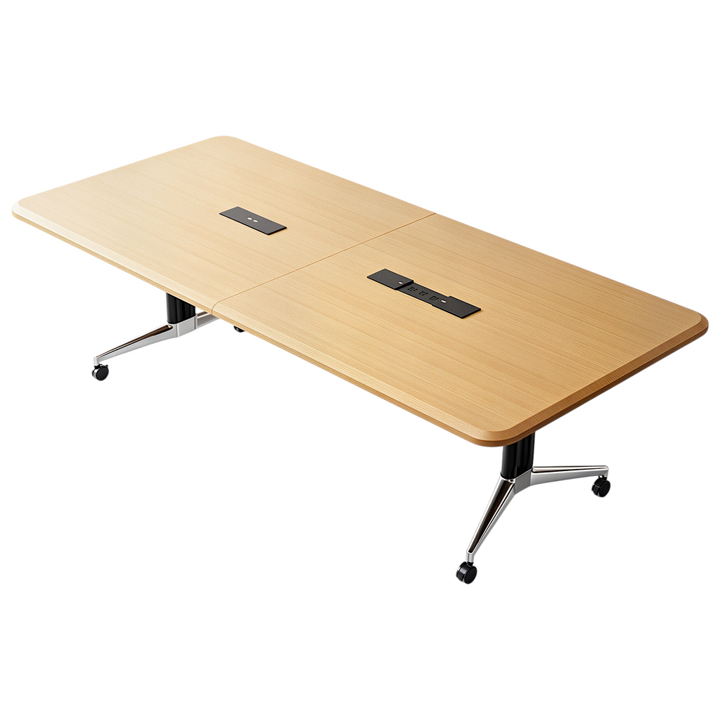 Mobile Boardroom Table with Integrated Power