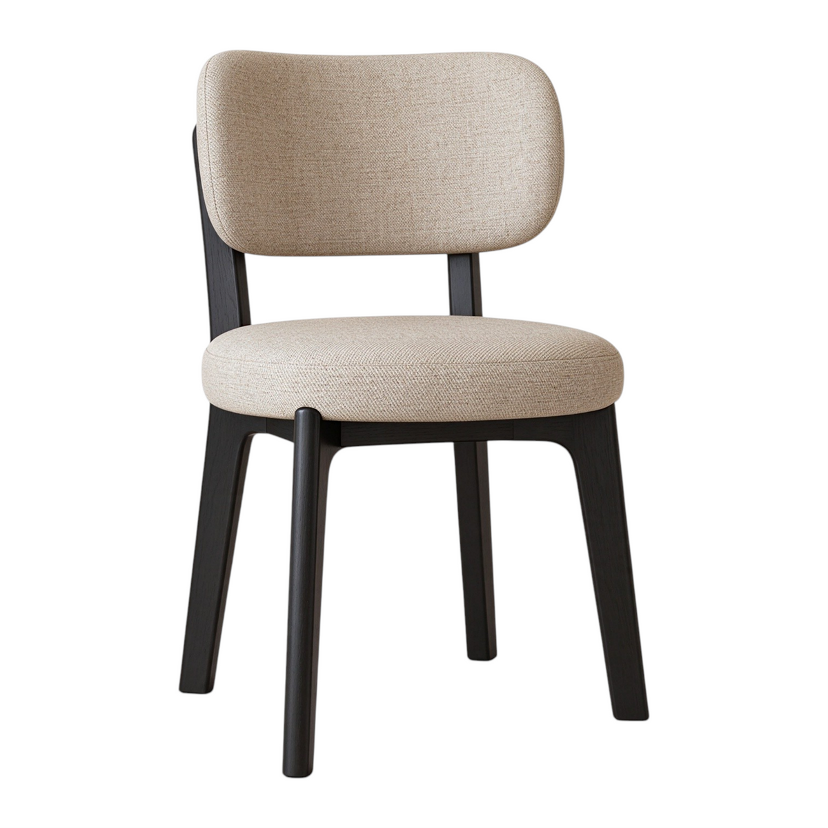 Modern Timber Dining Chair with Custom Upholstery Options