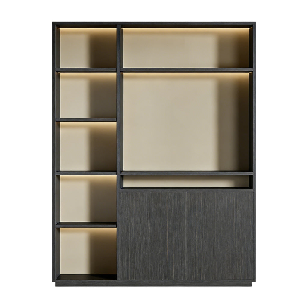 Executive Office Display and Storage Wall Unit