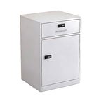 Slim Under Desk Lockable Office Storage Cabinet with Drawer