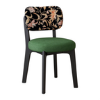 Modern Timber Dining Chair with Custom Upholstery Options
