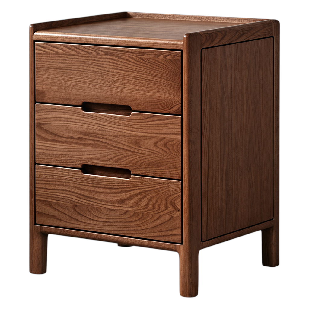 Minimalist Timber Bedside Table Series with Drawers for Everyday Bedroom Storage