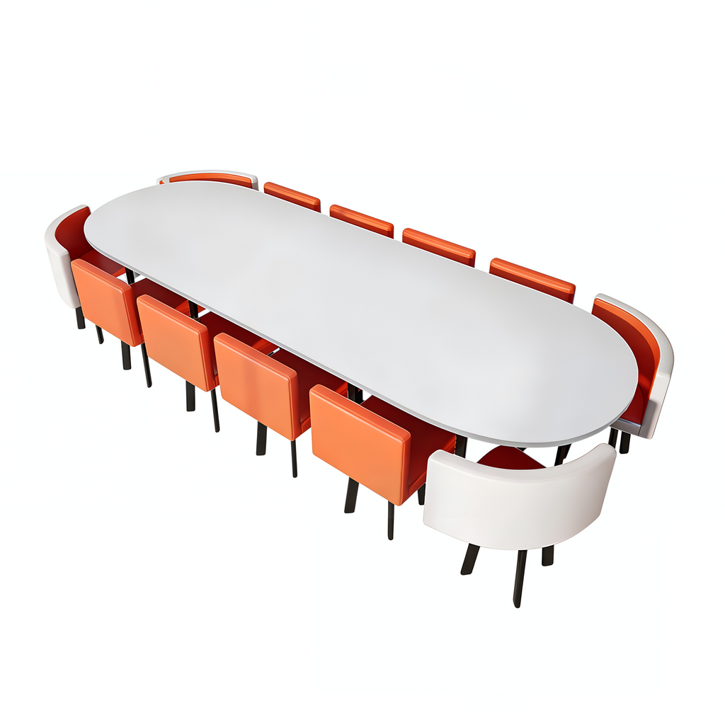 Premium Conference Table with Curved Ends