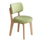 Modern Timber Dining Chair with Custom Upholstery Options