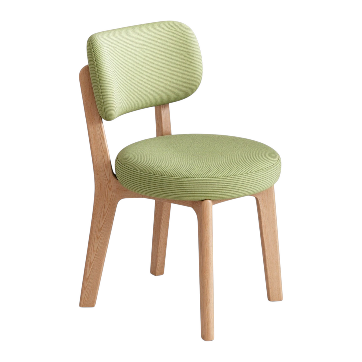 Modern Timber Dining Chair with Custom Upholstery Options