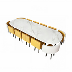 Premium Conference Table with Curved Ends