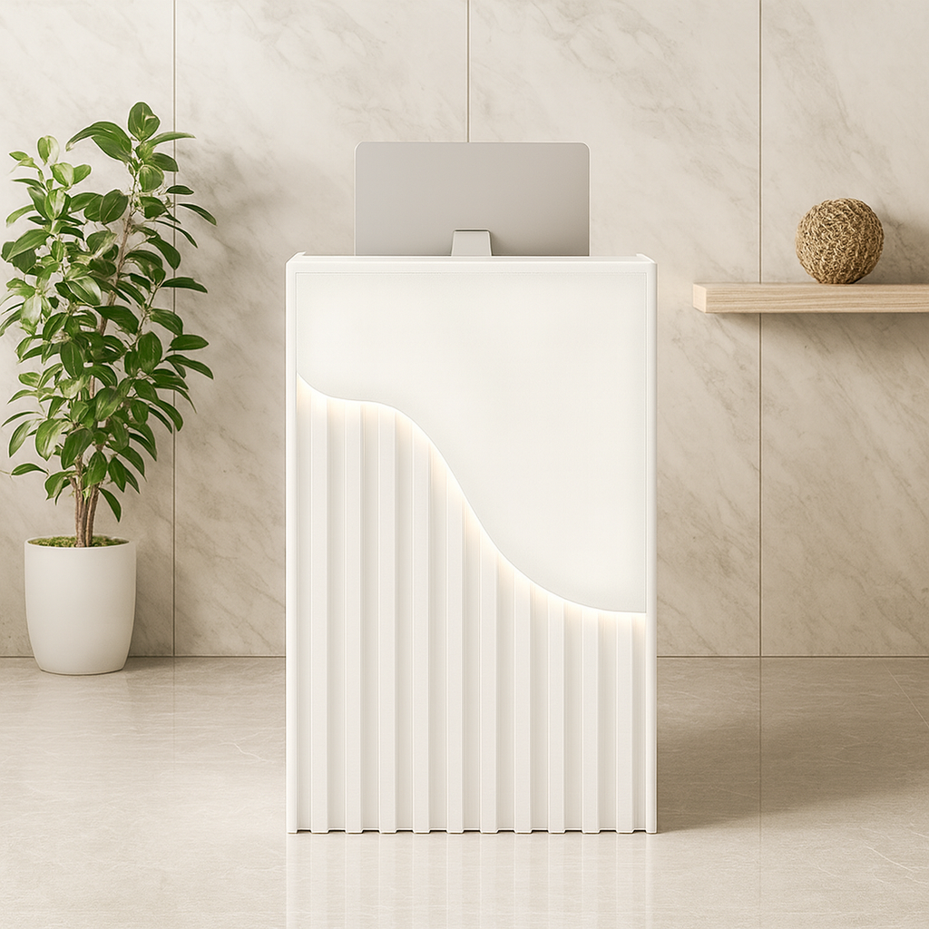 Modern Compact Minimalist Style Reception Desk