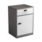 Slim Under Desk Lockable Office Storage Cabinet with Drawer