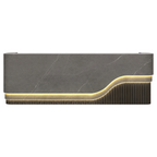 Luxury LED Curved Reception Counter