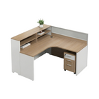 Professional Collaborative Office Workstation System featuring Integrated Privacy Panelling and Matching Storage Solutions
