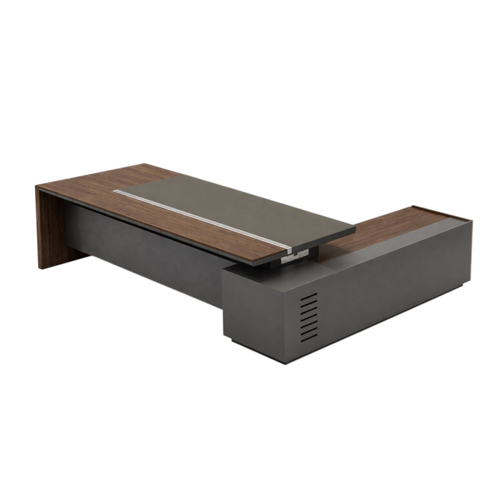 Director Office Desk with Return Storage and Modesty Panel
