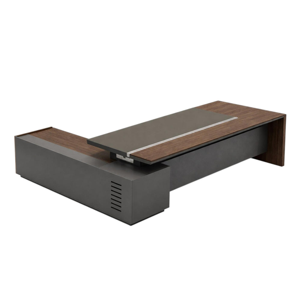Director Office Desk with Return Storage and Modesty Panel