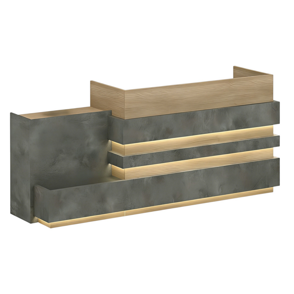Architectural LED Reception Counter for Offices