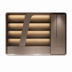 Executive Storage Cabinet with Integrated LED Lighting