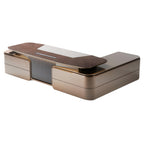 Arcline Executive Desk with Return Storage
