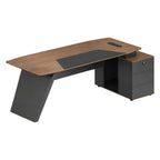 Statement Executive Desk with Return and Media Port