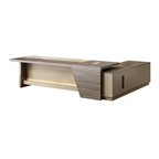 Modern Corporate Executive Desk Setup