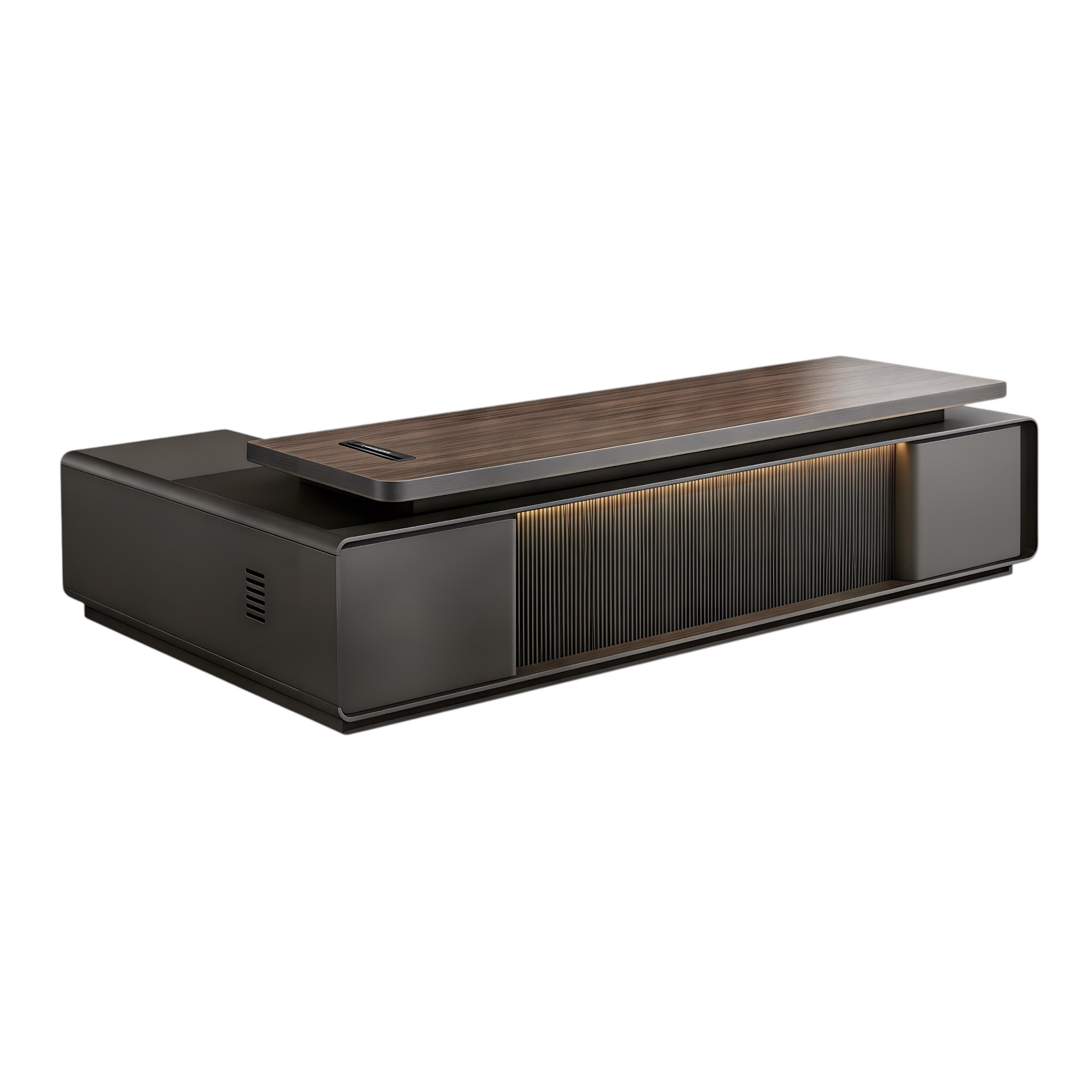 Premium Boss Desk with Storage Return