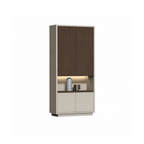 Modern Open-Shelved Executive Storage Cabinet